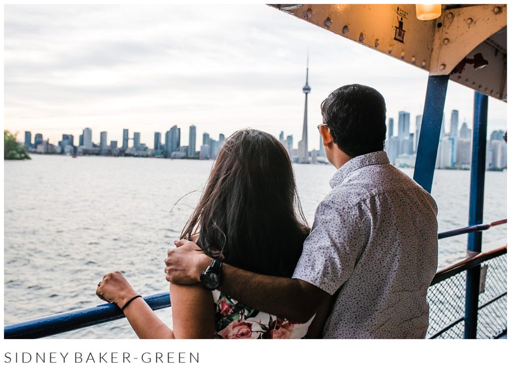 Jovita & Lambros Toronto Island Park Engagement Photos by Sidney Baker-Green Photography