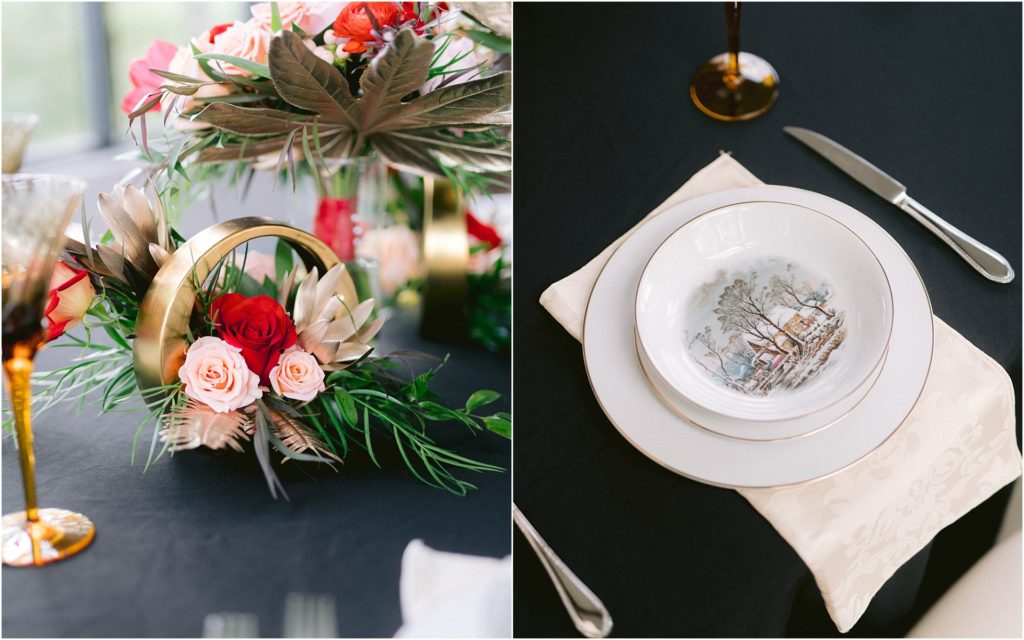 Grand Rapids Wedding decorations with fine china